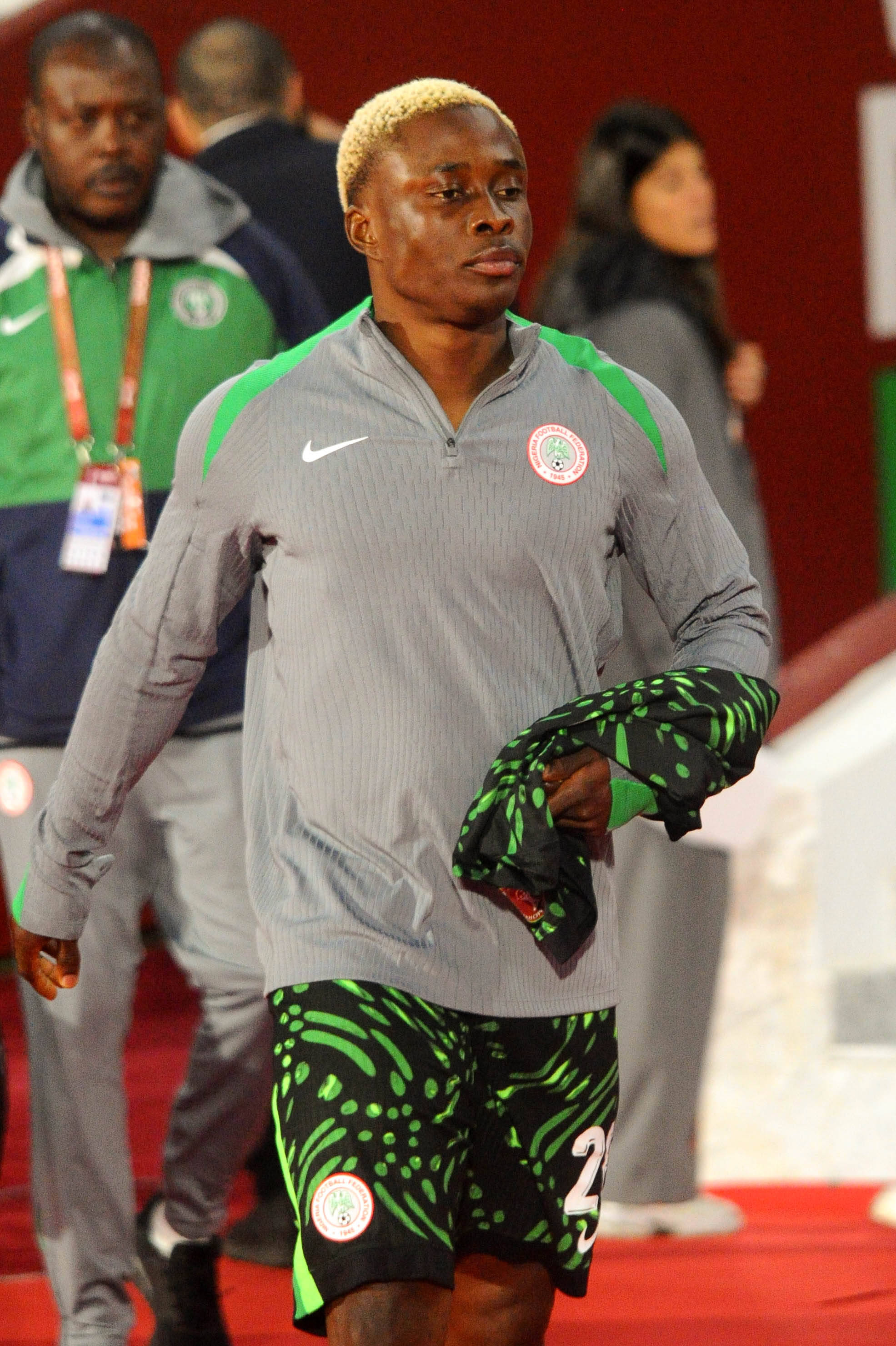 Tochukwu Nnadi for Nigeria during AFCON