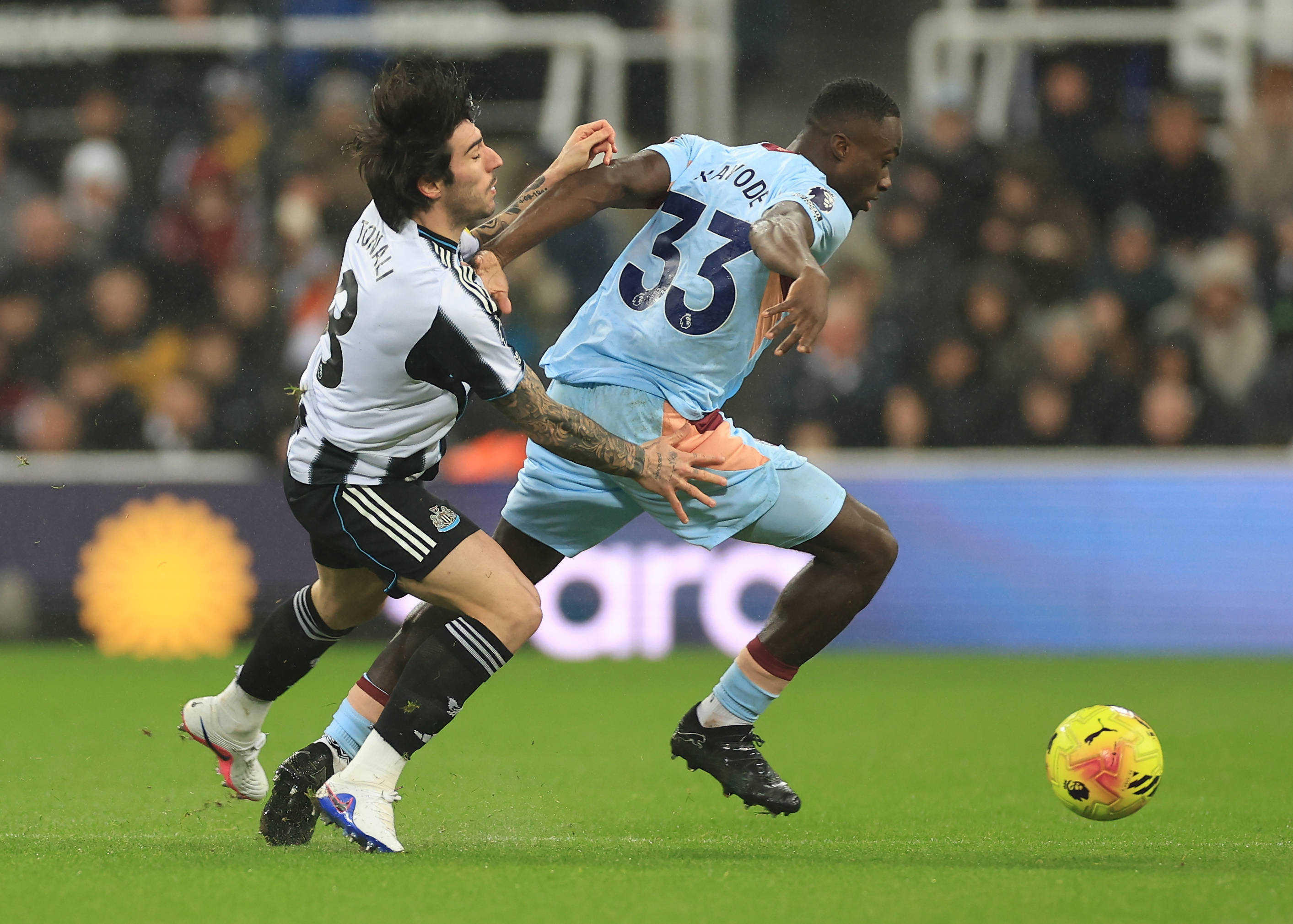 Brentford defender Michael Kayode 