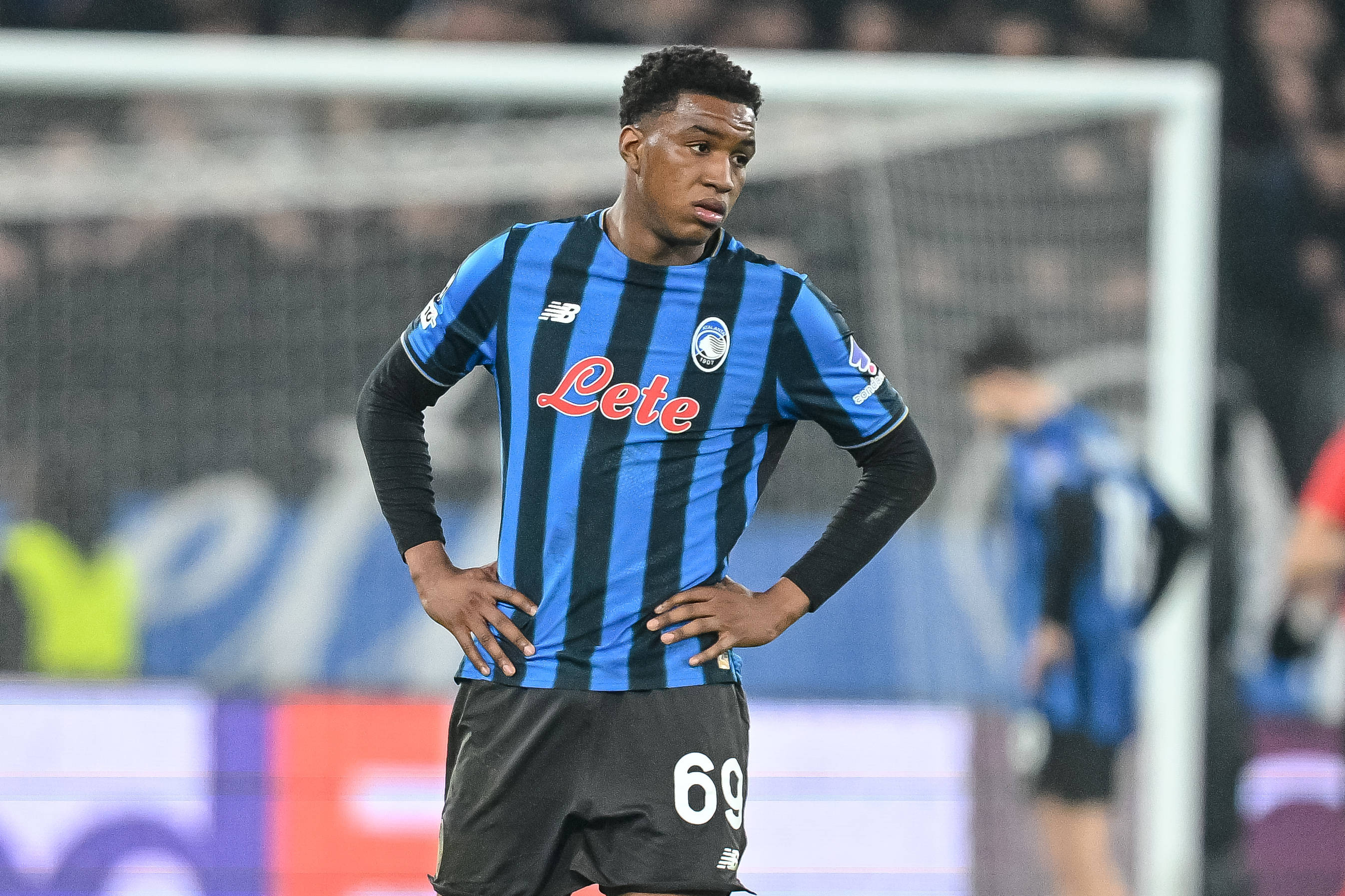 Honest Ahanor Atalanta BC Looks on during the UEFA Champions League 2025/26 League Knockout Play-off Second Leg match between Atalanta BC and Borussia Dortmund at Stadio di Bergamo on February 25, 2026
