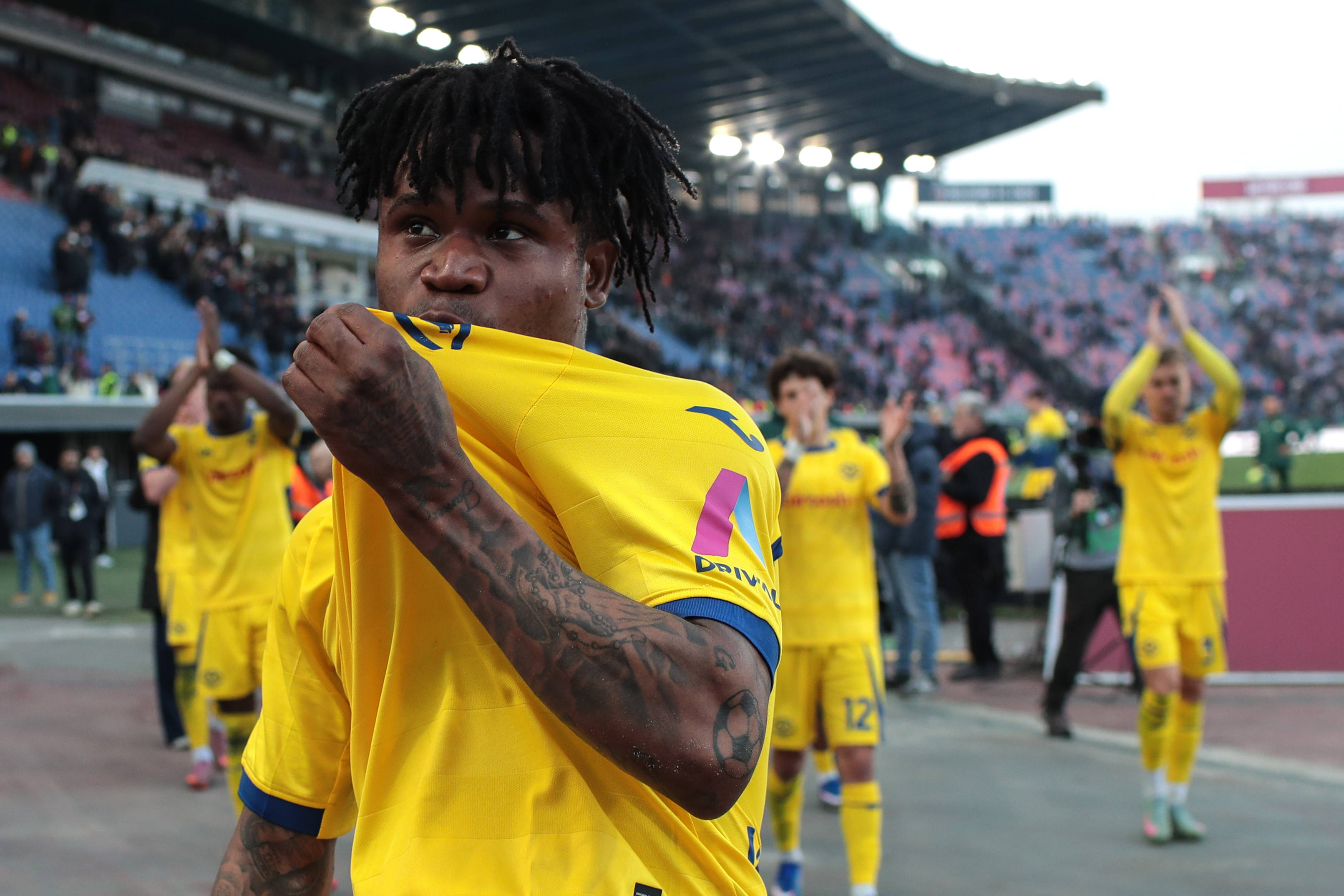 Hellas Verona striker Gift Orban