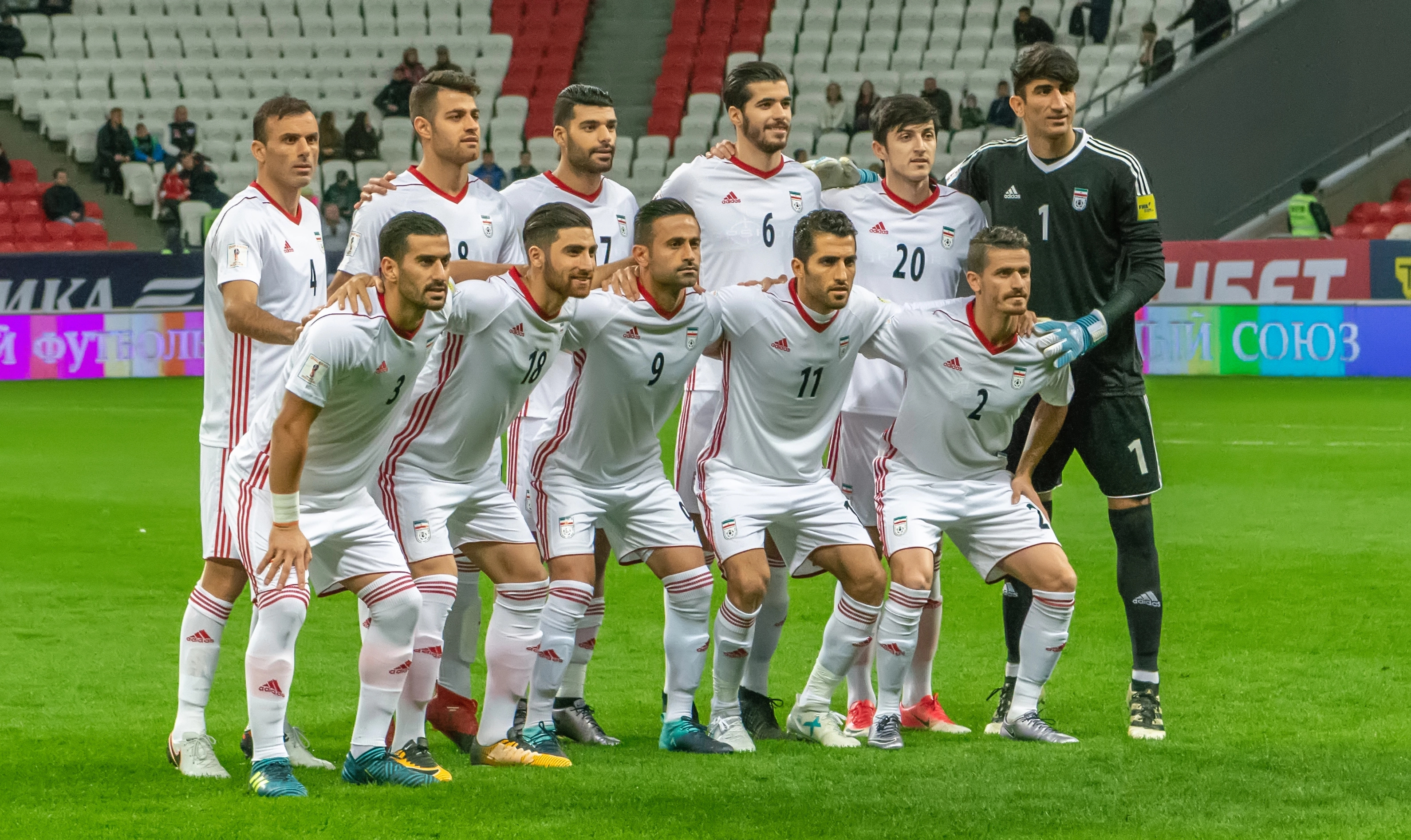 Team photo of Iran national football team
